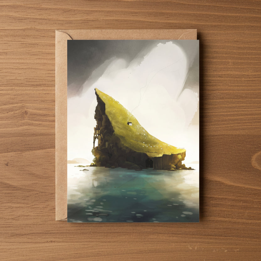Far Flung Remnants, Cosy Cottage Greeting Card
