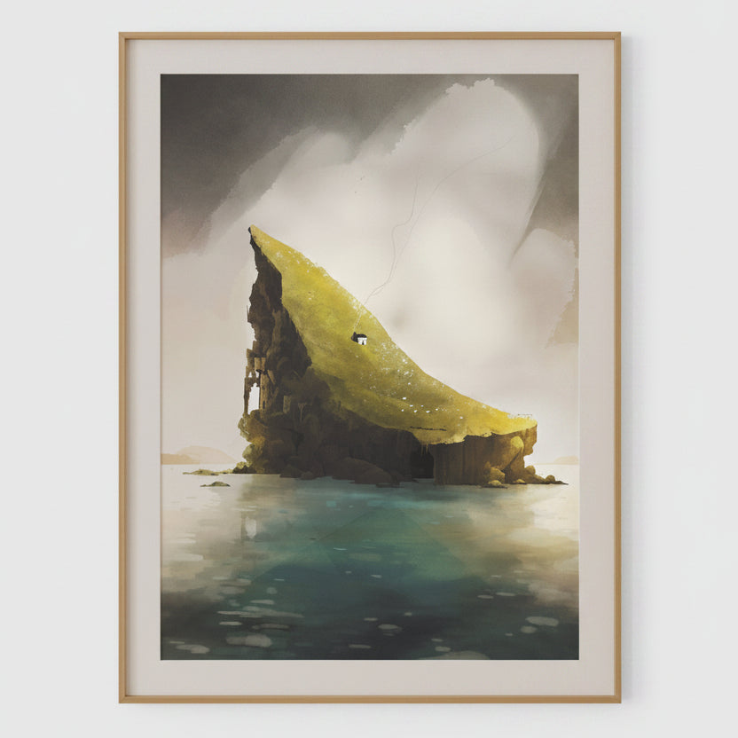 Far Flung Remnants Iceland Art Print
