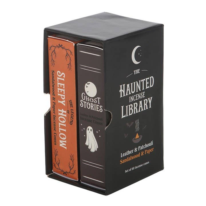 Haunted Library Halloween incense cone packs, another view