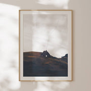 Home in the Borders Scottish landscape art print of a countryside dwelling