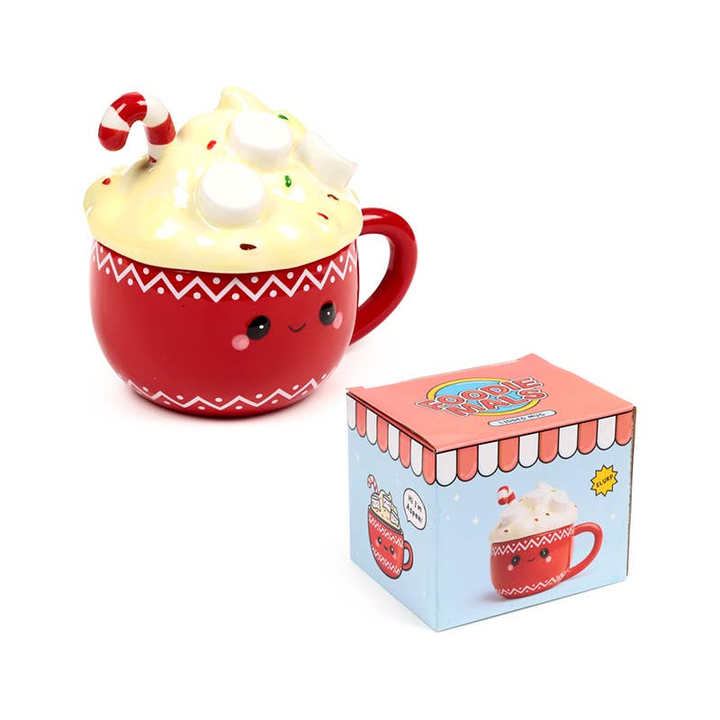 Hot Chocolate Ceramic Mug with matching gift box from Foodie Mals collection.