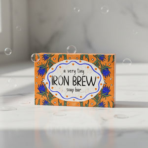 Iron Brew tiny soap bar 16g premium package