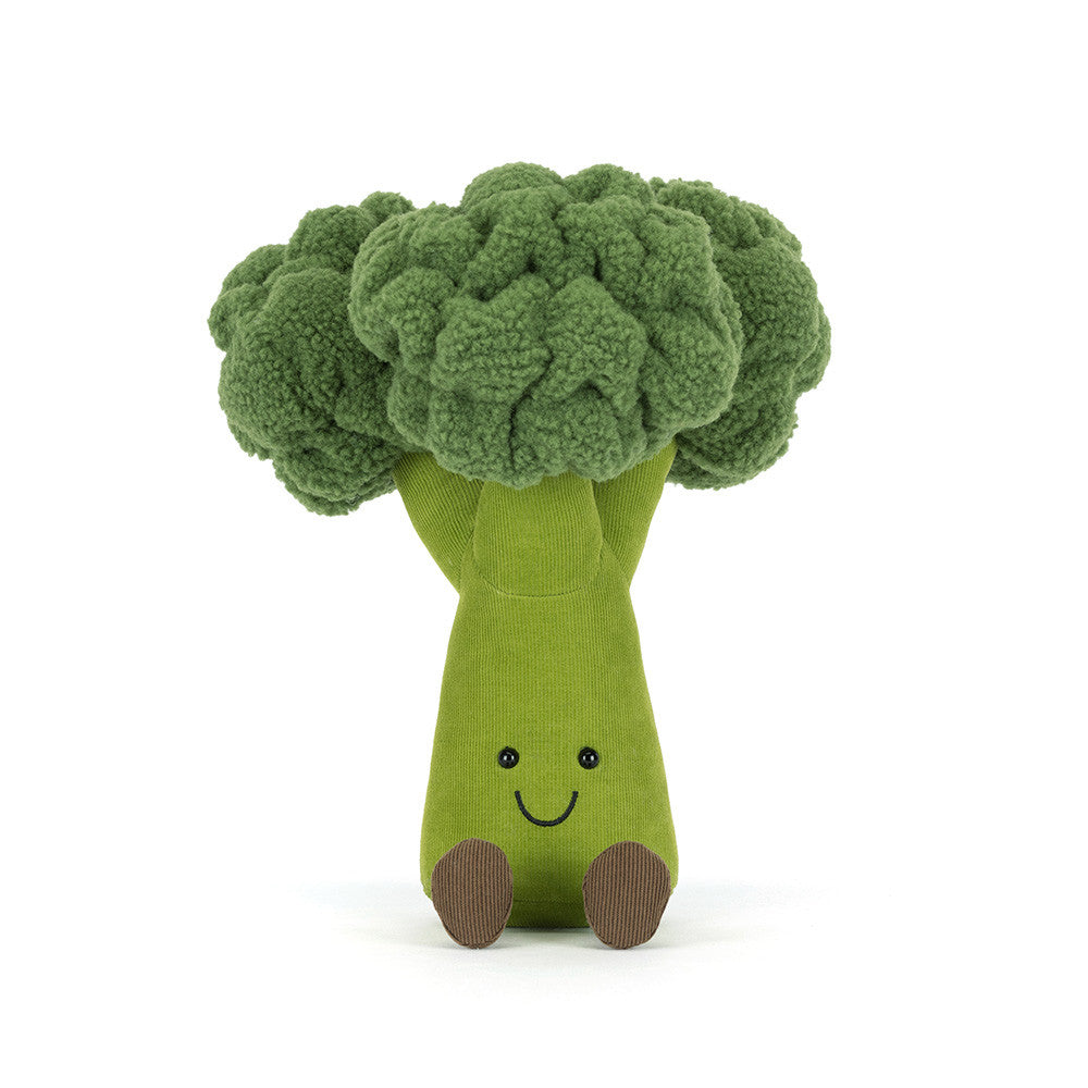 Amuseables Broccoli front view showing fluffy green florets