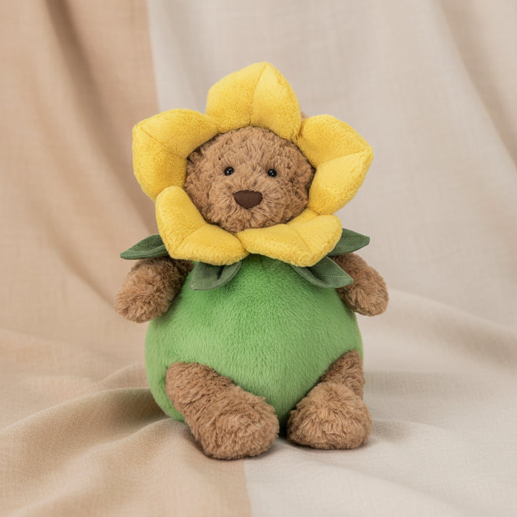 Jellycat Bartholomew Bear Daffodil Outfit