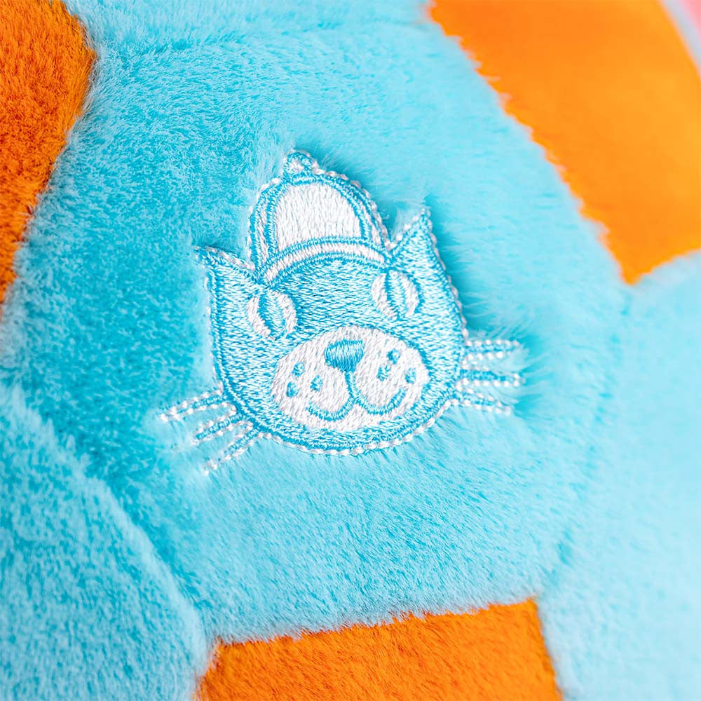Jellycat Football soft toy angled view on white background