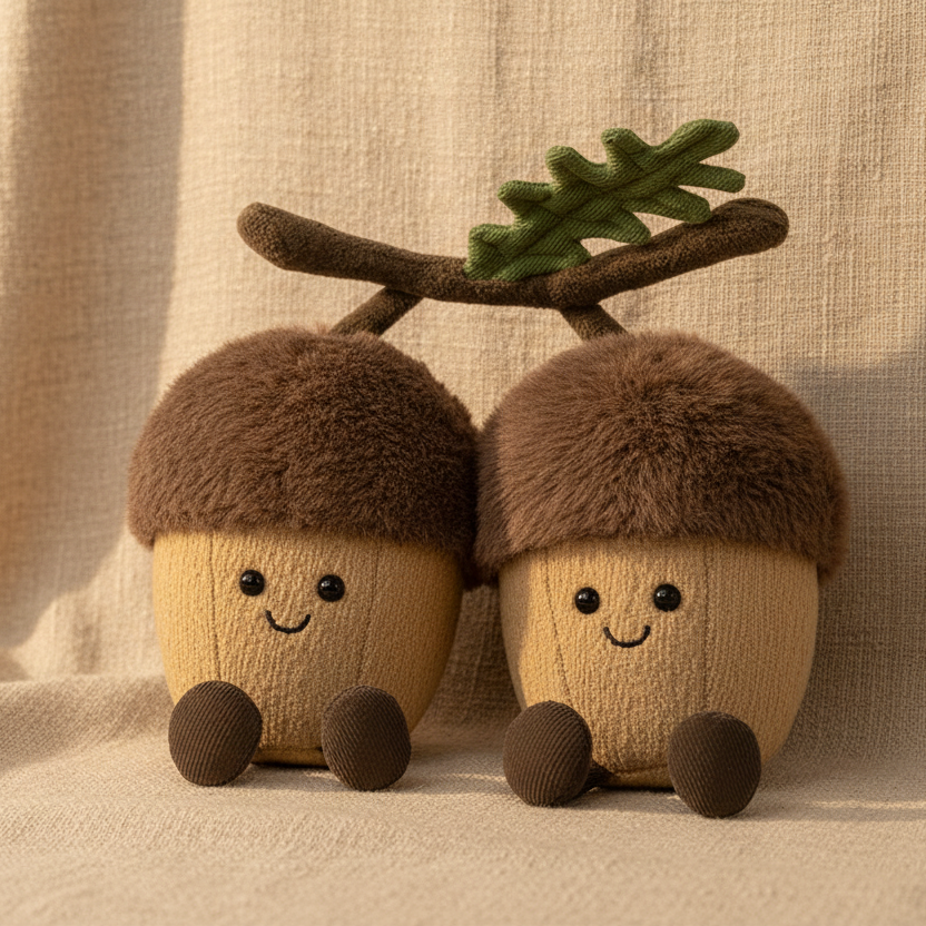 Jellycat Amuseables Ort & Tum Acorns