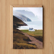 Kearvaig Bothy, Cosy Cottage Greeting Card