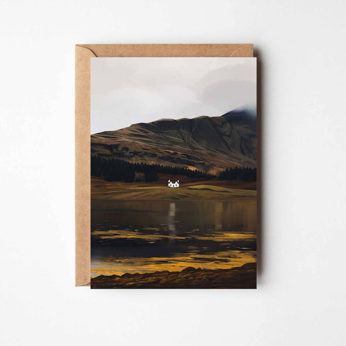 Loch Eil, Cosy Cottage Greeting Card