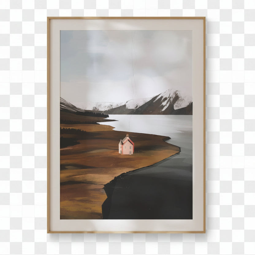 Loch Glass Scottish Landscape Art Print
