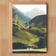Luna's Glencoe, Cosy Cottage Greeting Card