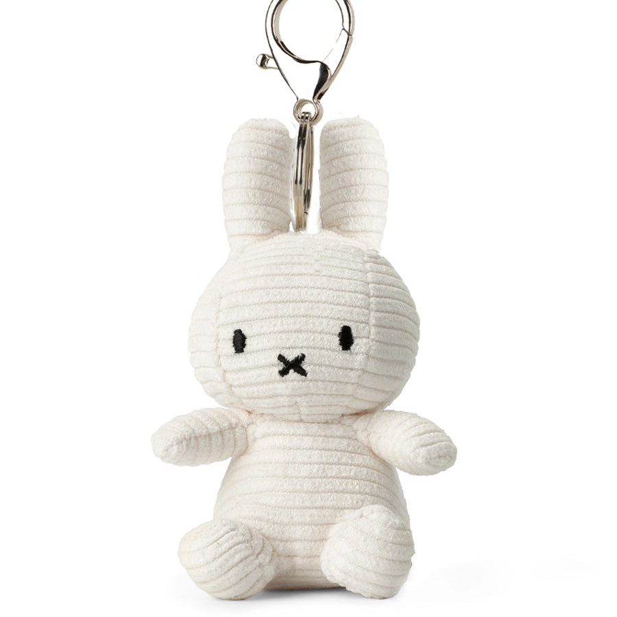 Miffy ECO corduroy keychain in offwhite, 10cm