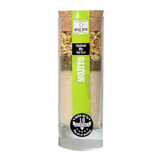 Mojito Cocktail Mix in tall glass tube with layered citrus and mint ingredients.