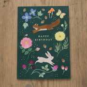 Woodland Creatures Greeting Card