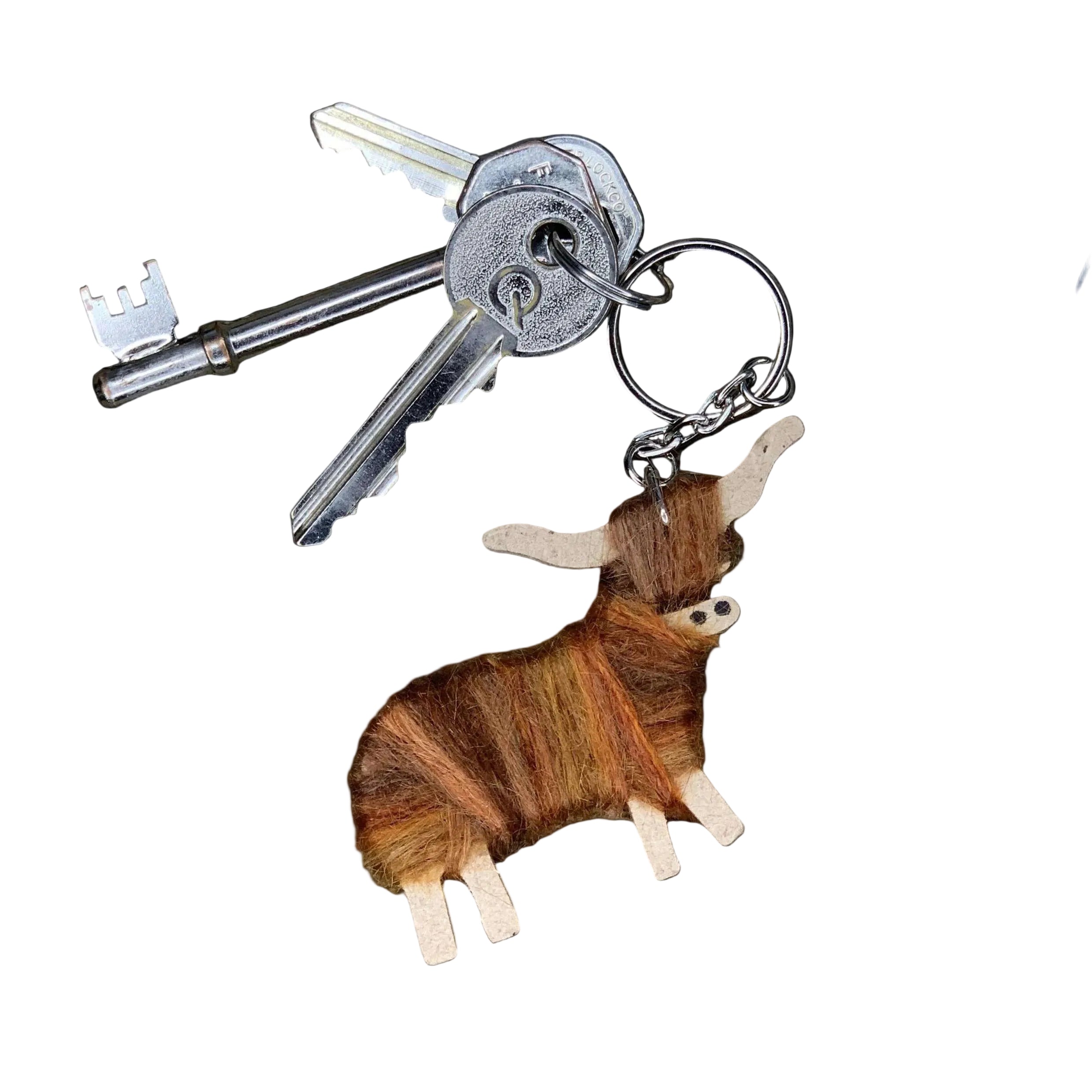 Scottish Highland Cow Keyrings