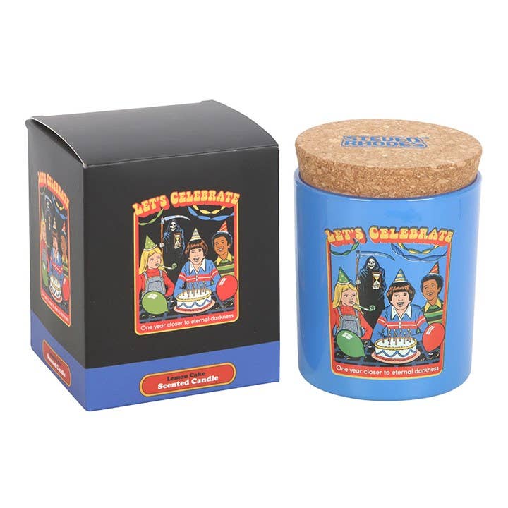 Candle in black gift box packaging