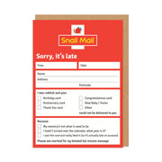 Snail Mail Greeting Card (570)