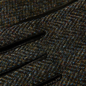 Close up of the Harris Tweed fabric. 