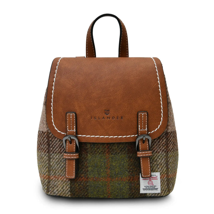 Chestnut Tartan Jura Backpacks with Harris Tweed®
