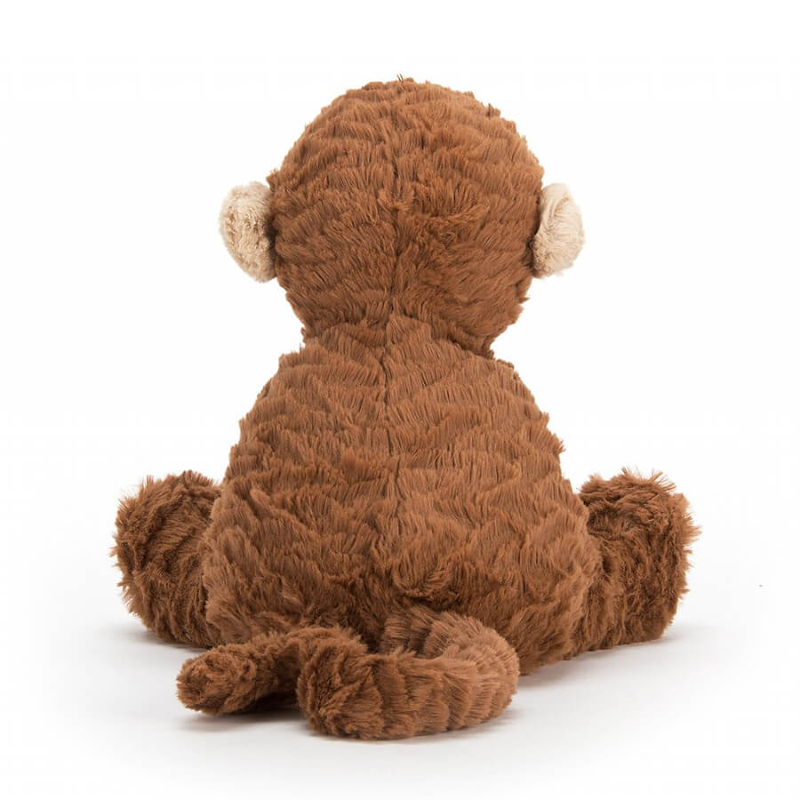 Jellycat Fuddlewuddle Monkey rear view with long tail