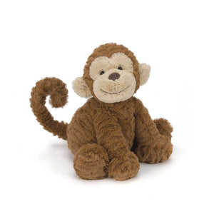 Jellycat Fuddlewuddle Monkey soft toy brown with cream face and ears