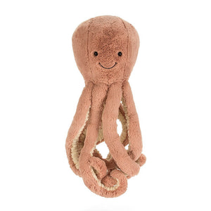 Jellycat Odell Octopus hanging view showing full length tentacles