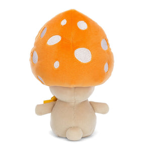From the back Jellycat Fun-Guy Ozzie children’s mushroom soft toy. 
