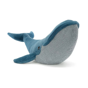 Jellycat Gilbert The Great Blue Whale is a large children’s soft toy covered in soft, squishy blue fur. He has a huge smile and a belly made from corduroy textured material.  