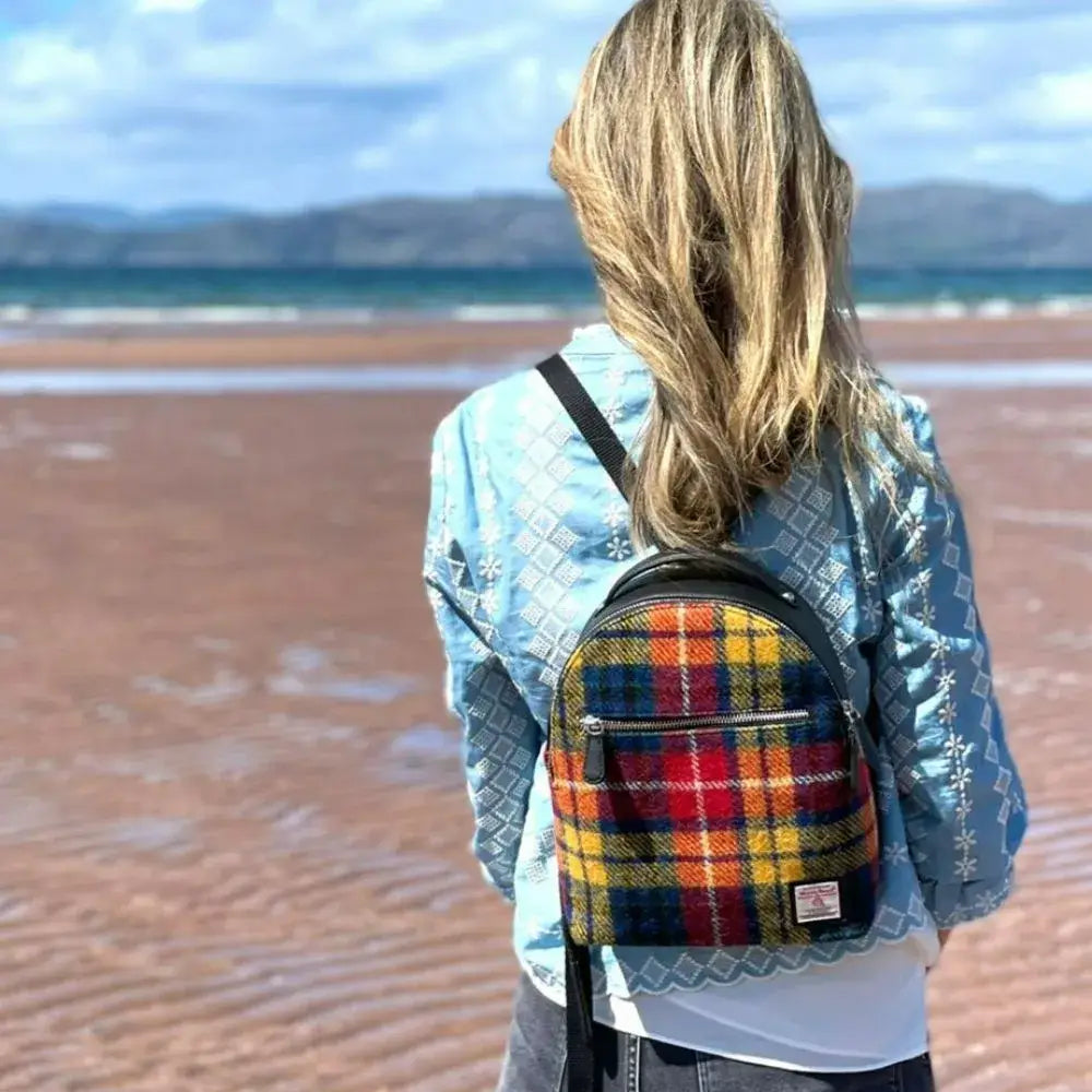 Ladies Harris Tweed Backpack Contempo