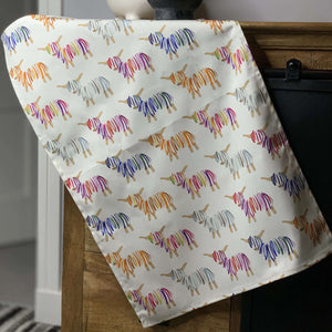 Highland Cow Hairy Coo Tea Towel - Contempo