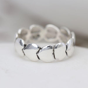 Sterling Silver Multi Heart Ring Rings Peace of Mind Contempo